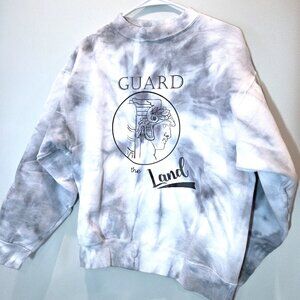 NWOT Cleveland Guard the Land Tie-Dyed Cotton Sweatshirt Size L